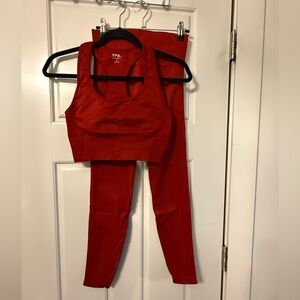 Women's Red Activewear set